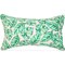 Blue Panda Blow Up Pool Pillow - 17 x 10 in - Tropical Leaves Pattern - Inflatable Pillow for Pools